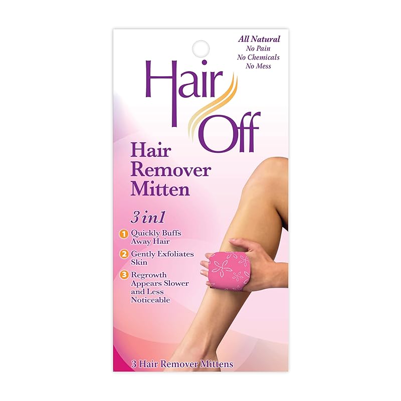 Hair Off Remover Mitten 3 N 1