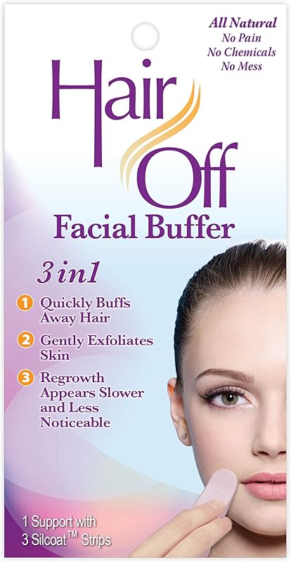 HairOff Facial Buffer 3 Each