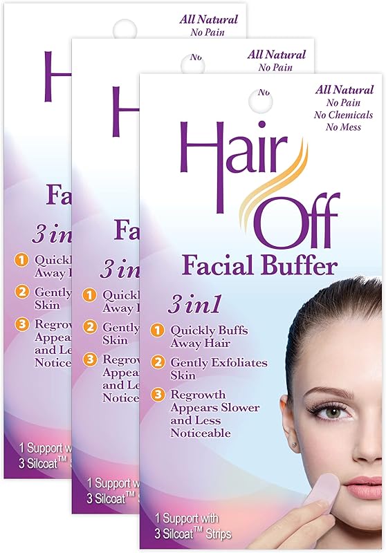 HairOff Facial Buffer Each Pack